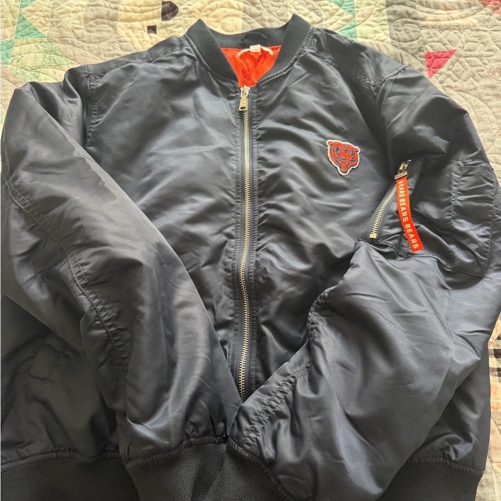 WEAR by Erin Andrews Chicago Bears Bomber Jacket